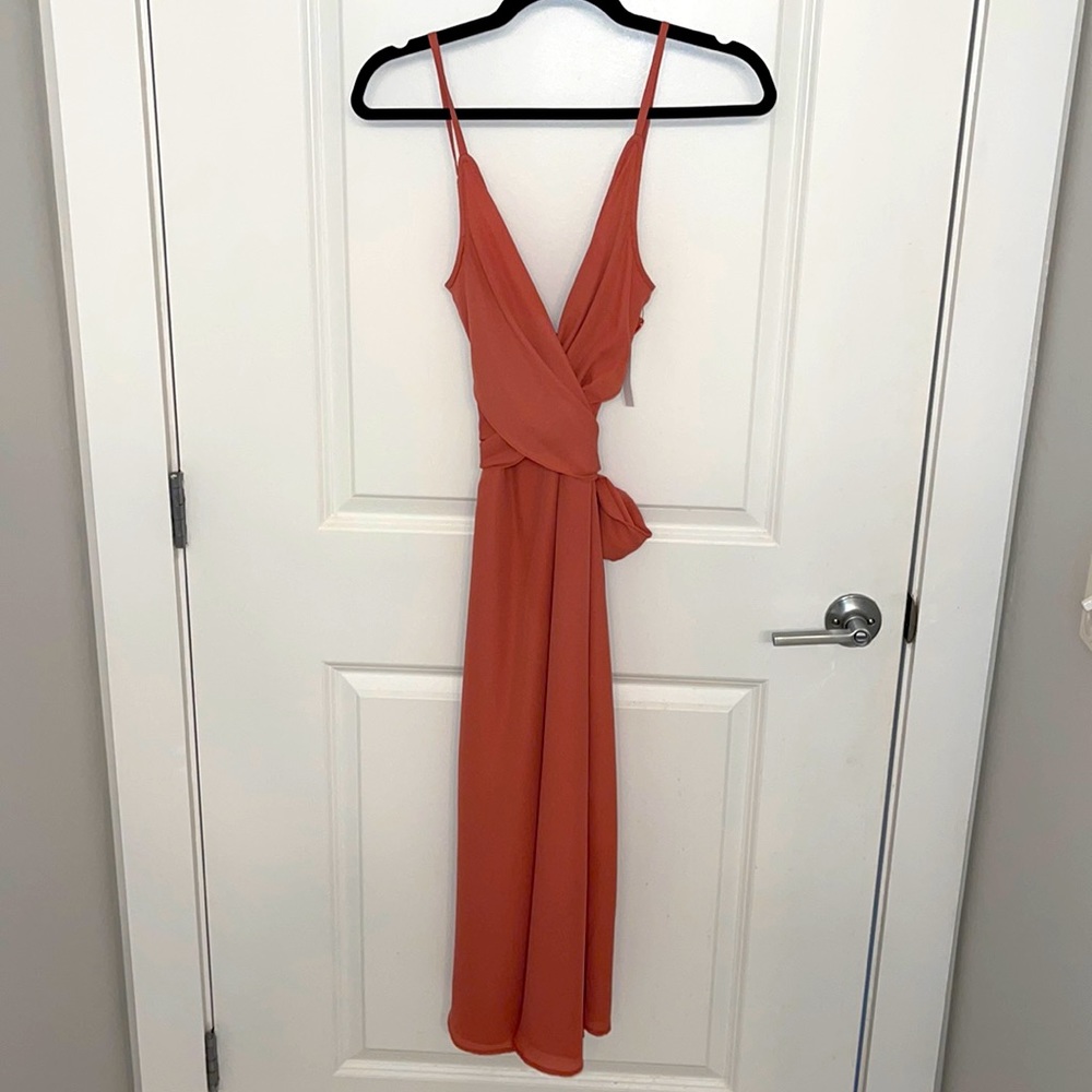 Pink asos dress